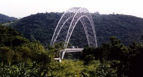 The Volta River bridge. It was actually illegal to take pictures of this structure at the time.