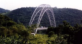 The Volta River bridge. It was actually illegal to take pictures of this structure at the time.