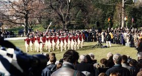 The White House Lawn.