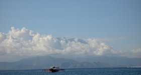 One of several volcanoes on Bali