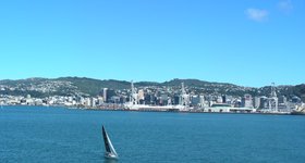 Steaming out of Wellington, heading for the South Island