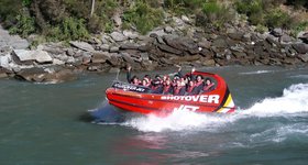 Went jet-boating on the Shotover River