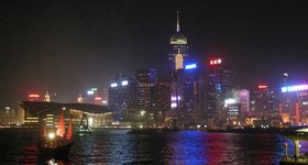 The Harbour at night.