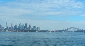 Sydney skyline from the ferry to Manly. The following pix are from my 2009 trip up the East coast from Sydney to Cairns.