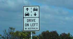 So that's why the steering wheel is on the other side!