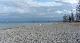 The beach in Konstanz. Will be more full in summer!