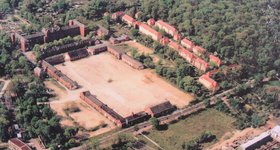 My Potsdam apartment was in a former Prussian military barracks from the 1870s - this is an overhead view before it all went condo