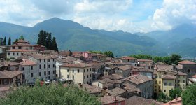 Barga, a small town in Tuscany