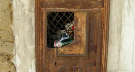 Another postal memory in the North - letter box from the reign of King George