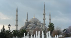 The Hagia Sofia: first a cathedral, then a mosque and now a museum - closed the whole time I was in Istanbul