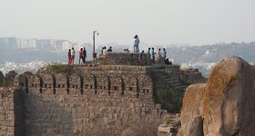 And a view of the city from the top