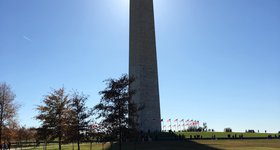 Once the tallest building in the world, the Washington Monument still dominates the D.C. skyline